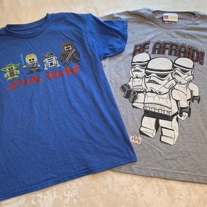 Bundle of 2 Star Wars boys t-shirts